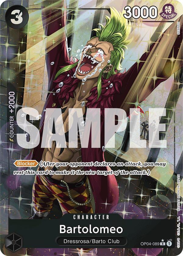 Bartolomeo (OP04-089) (Alternate Art) - One Piece Card Game