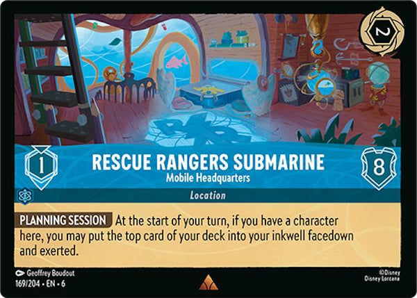 Rescue Rangers Submarine - Mobile Headquarters - Disney Lorcana
