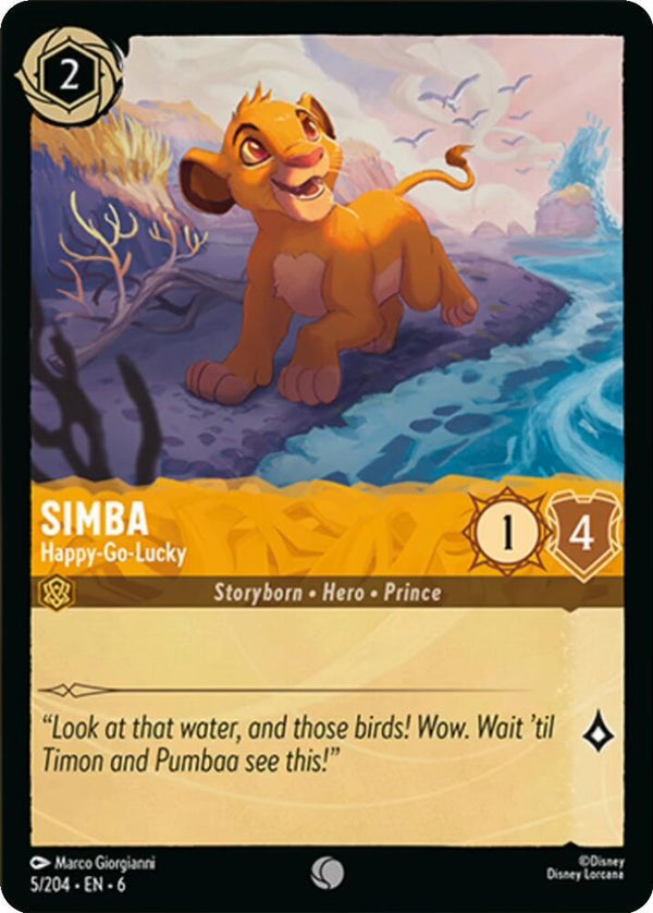 Simba - Happy-Go-Lucky - Disney Lorcana