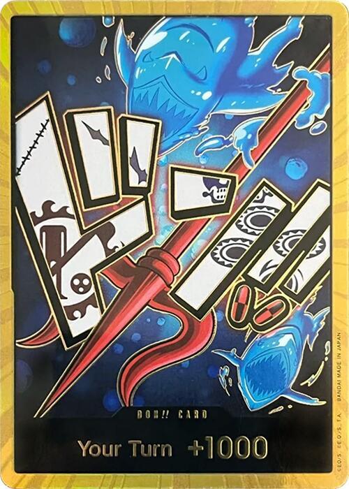 DON!! Card (Hody Jones) (Gold) - One Piece Card Game