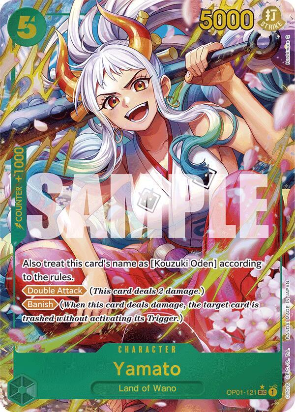 Yamato (OP01-121) (Alternate Art) - One Piece Card Game
