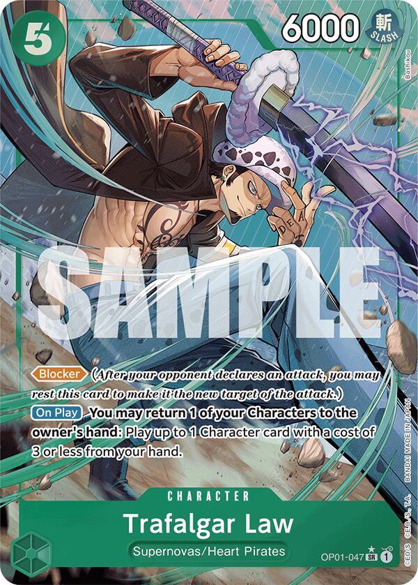 Trafalgar Law (OP01-047) (Alternate Art) - One Piece Card Game