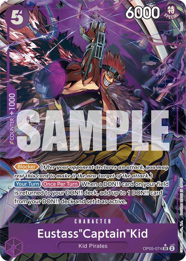Eustass"Captain"Kid (OP05-074) (Alternate Art) - One Piece Card Game