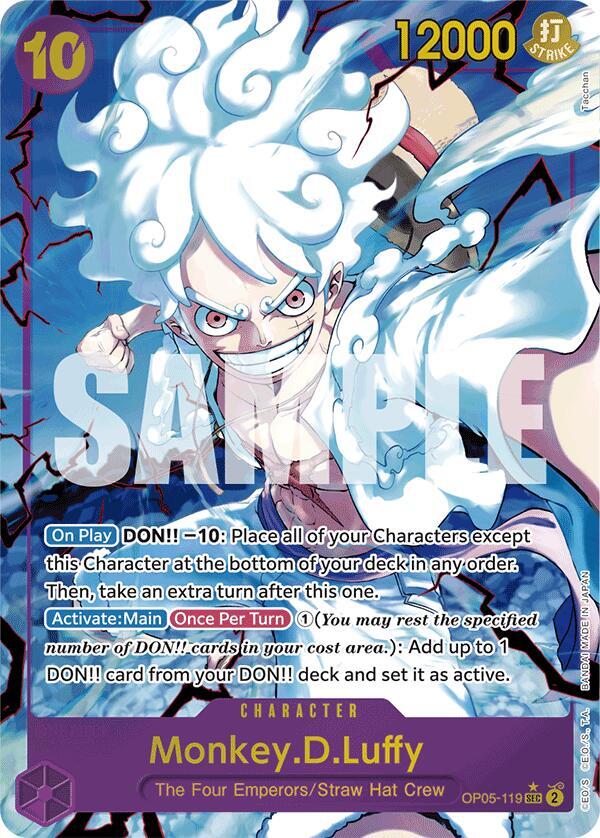 Monkey.D.Luffy (OP05-119) (Alternate Art) - One Piece Card Game
