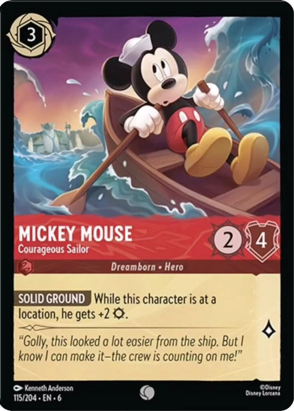 Mickey Mouse - Courageous Sailor - Disney Lorcana