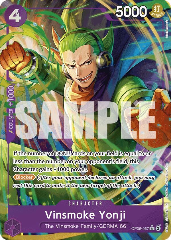 Vinsmoke Yonji (OP06-067) (Alternate Art) - One Piece Card Game