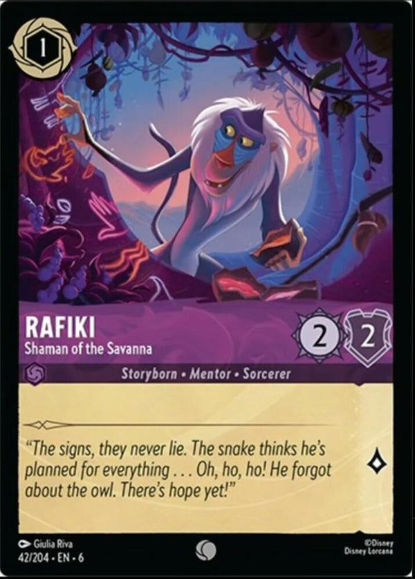 Rafiki - Shaman of the Savanna - Disney Lorcana
