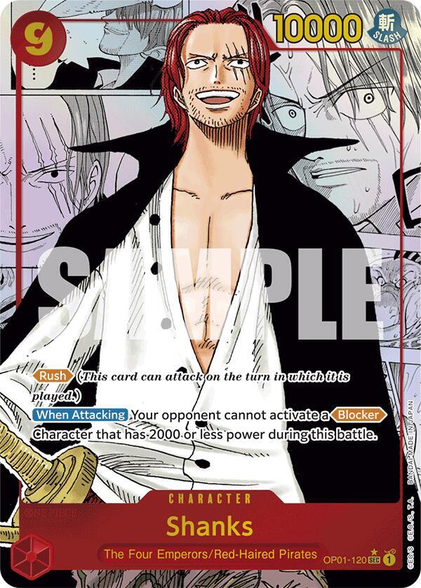 Shanks (Manga) - One Piece Card Game