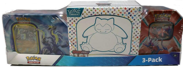 Costco Pokemon Collector 3-Pack: Scarlet & Violet 151 ETB + Paldea Legends Tins - Pokémon