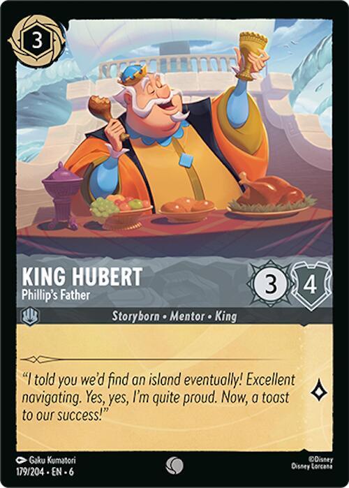 King Hubert - Phillip's Father - Disney Lorcana