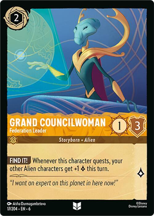 Grand Councilwoman - Federation Leader - Disney Lorcana