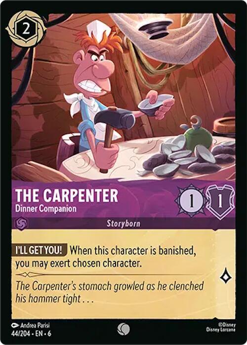 The Carpenter - Dinner Companion - Disney Lorcana
