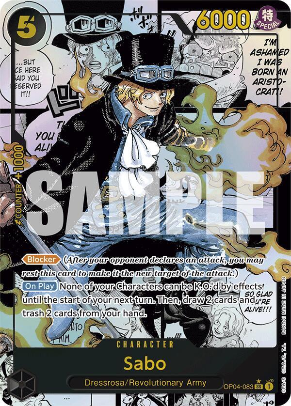 Sabo (OP04-083) (Manga) - One Piece Card Game