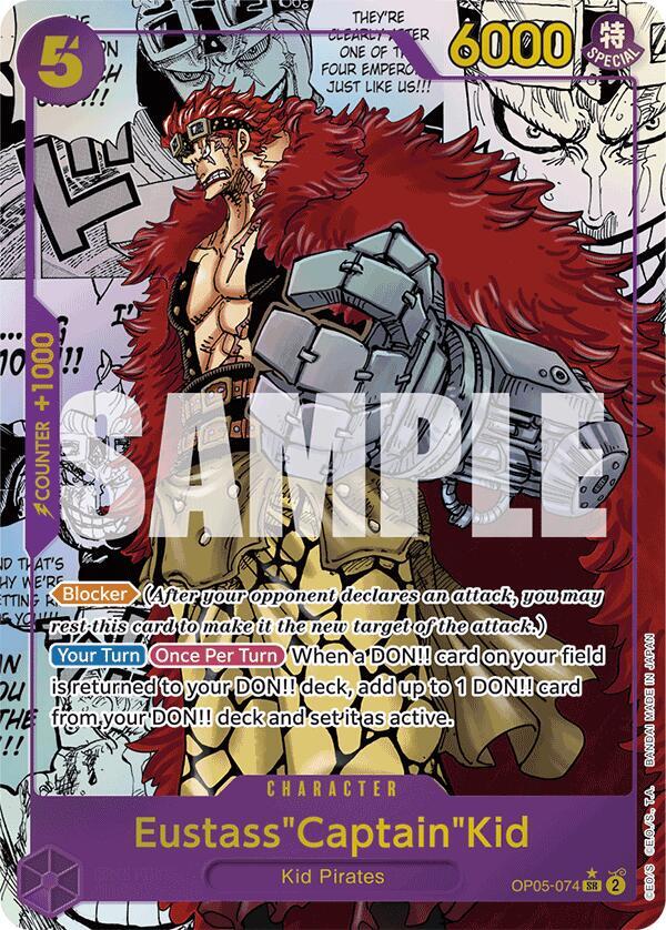 Eustass"Captain"Kid (OP05-074) (Manga) - One Piece Card Game