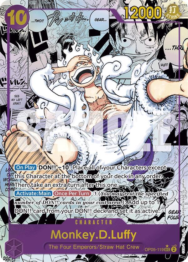 Monkey.D.Luffy (OP05-119) (Manga) - One Piece Card Game