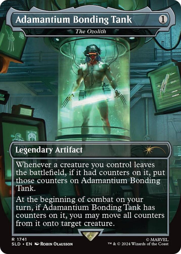 Adamantium Bonding Tank - The Ozolith (Rainbow Foil) - Magic: The Gathering