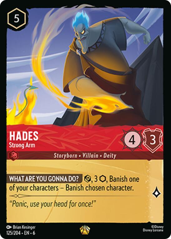 Hades - Strong Arm - Disney Lorcana