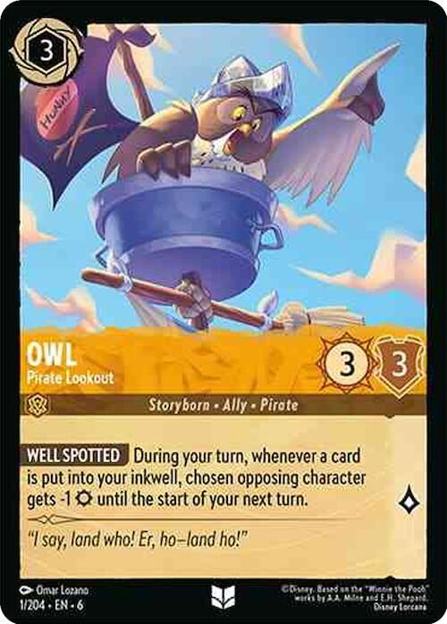 Owl - Pirate Lookout - Disney Lorcana