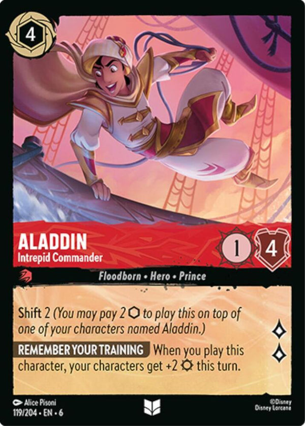 Aladdin - Intrepid Commander - Disney Lorcana