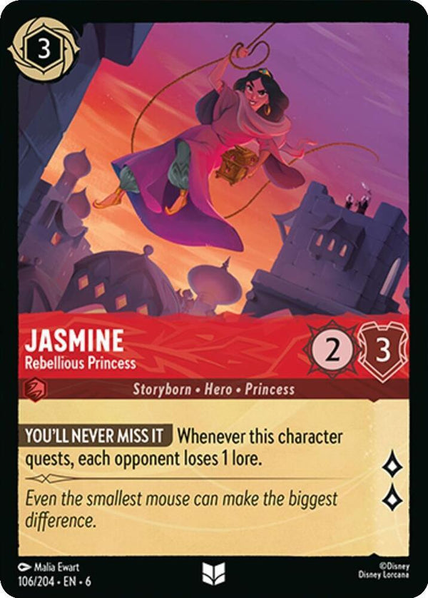 Jasmine - Rebellious Princess - Disney Lorcana