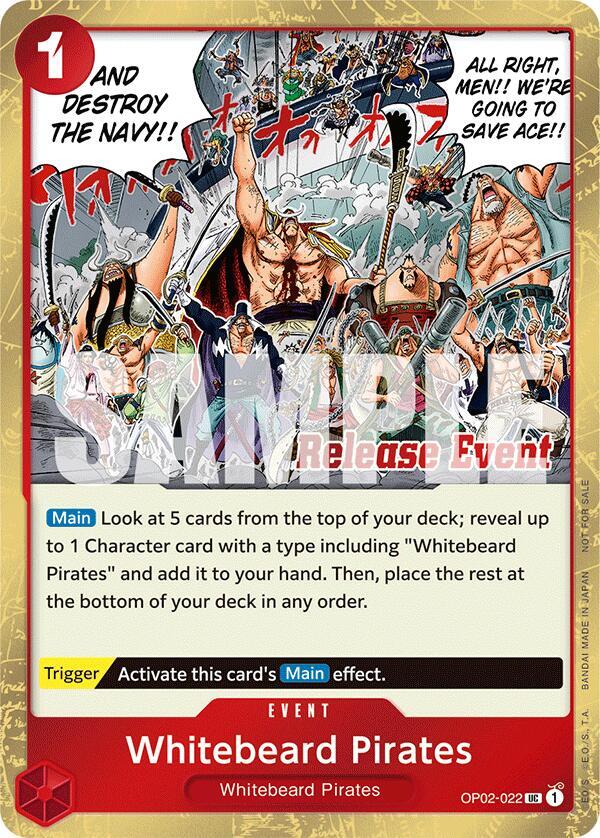 Whitebeard Pirates (ST15 - ST20 Release Event Winner Pack) - One Piece Card Game