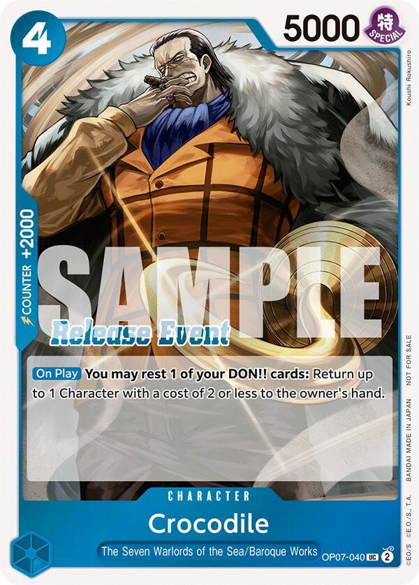 Crocodile (ST15 - ST20 Release Event Winner Pack) - One Piece Card Game