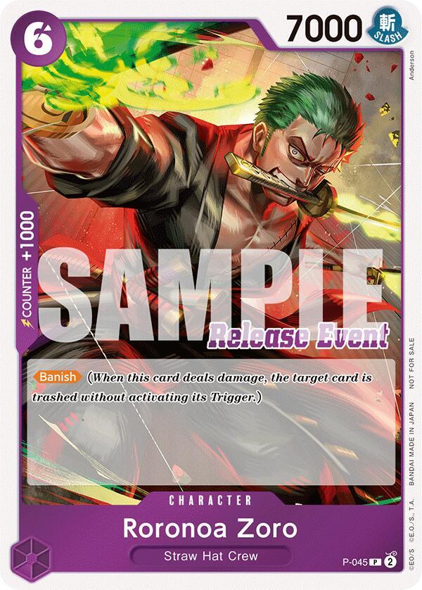 Roronoa Zoro (ST15 - ST20 Release Event Winner Pack) - One Piece Card Game