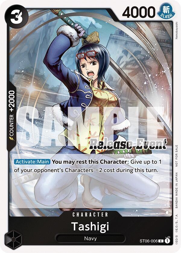 Tashigi (ST15 - ST20 Release Event Winner Pack) - One Piece Card Game