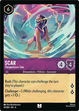 Scar - Tempestuous Lion - Disney Lorcana
