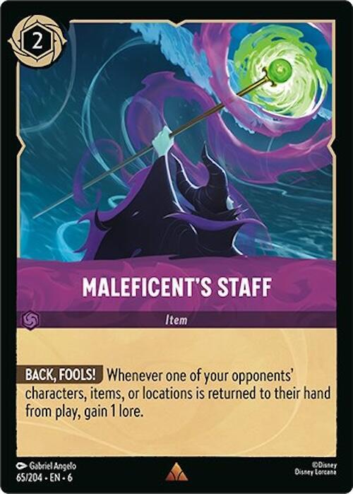Maleficent's Staff - Disney Lorcana