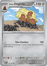 Alolan Dugtrio - 123/191 - Pokémon