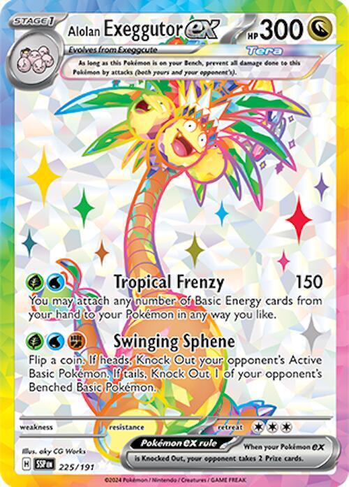 Alolan Exeggutor ex - 225/191 - Pokémon