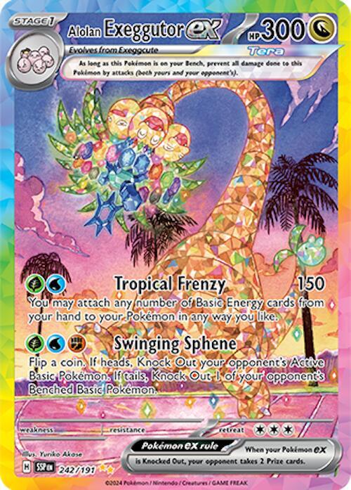 Alolan Exeggutor ex - 242/191 - Pokémon