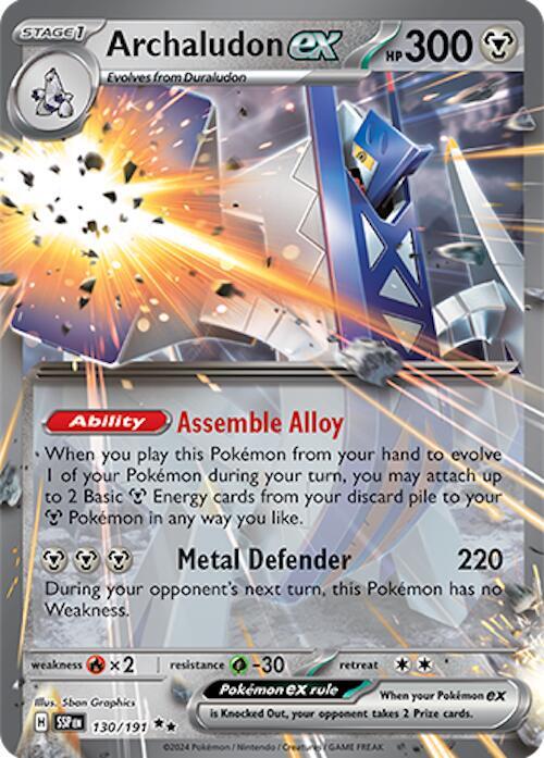 Archaludon ex - 130/191 - Pokémon