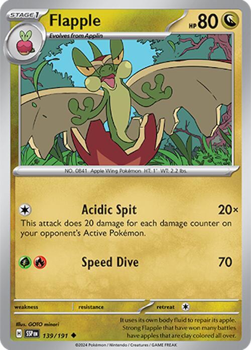 Flapple - 139/191 - Pokémon