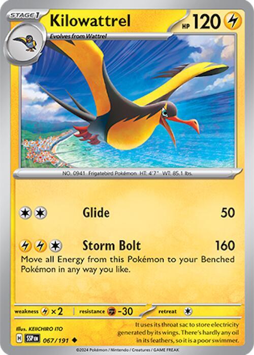 Kilowattrel - Pokémon