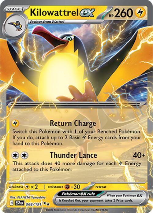 Kilowattrel ex - Pokémon