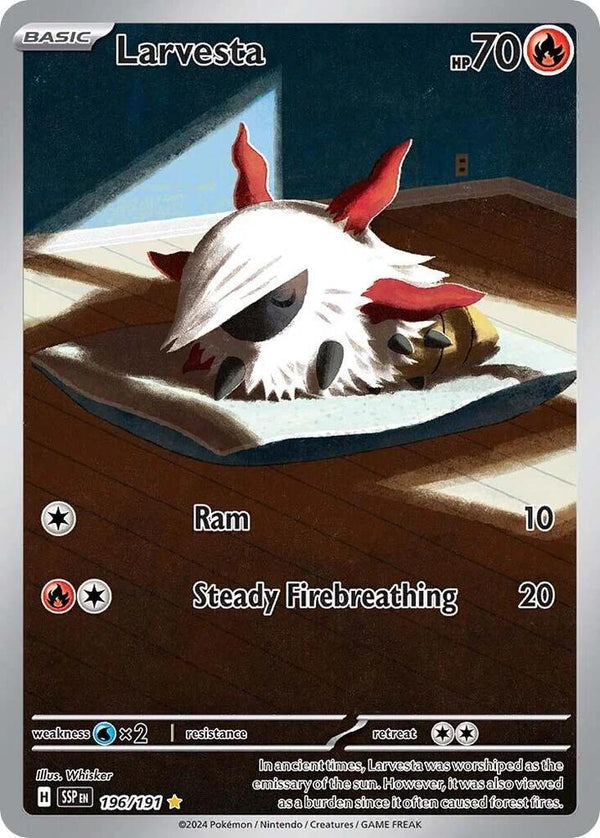 Larvesta - 196/191 - Pokémon