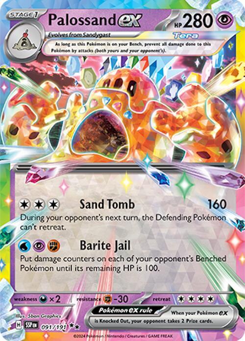 Palossand ex - 091/191 - Pokémon