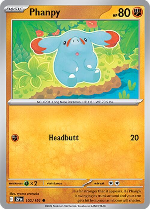 Phanpy - 102/191 - Pokémon