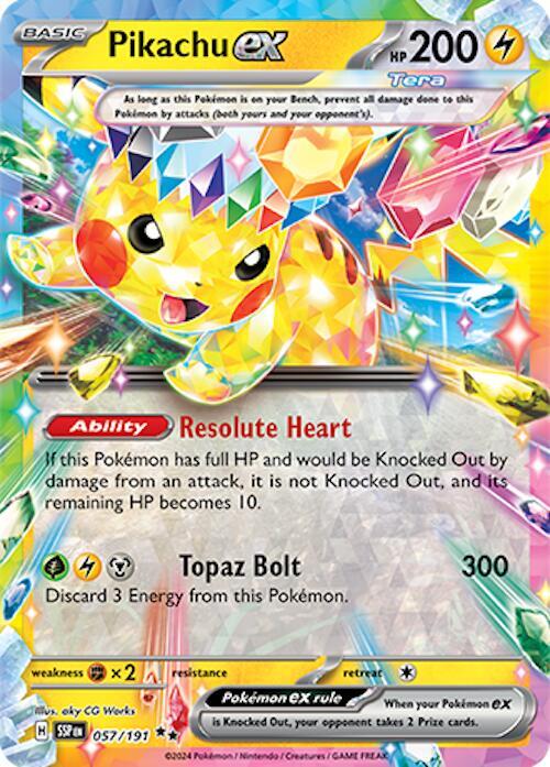 Pikachu ex - 057/191 - Pokémon
