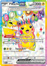 Pikachu ex - 219/191 - Pokémon