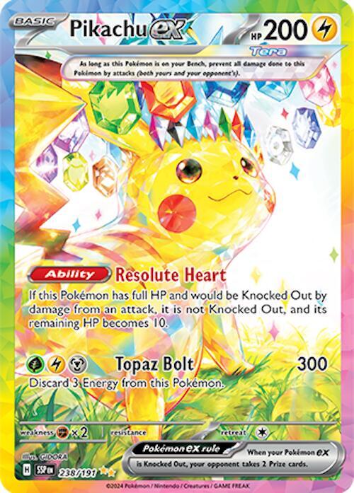 Pikachu ex - 238/191 - Pokémon