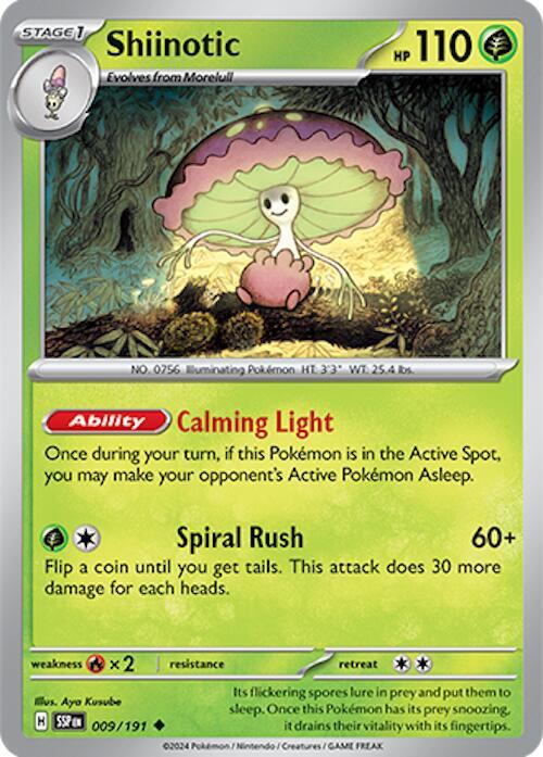 Shiinotic - 009/191 - Pokémon