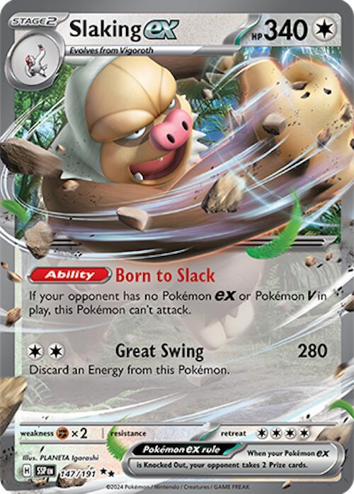 Slaking ex - 147/191 - Pokémon
