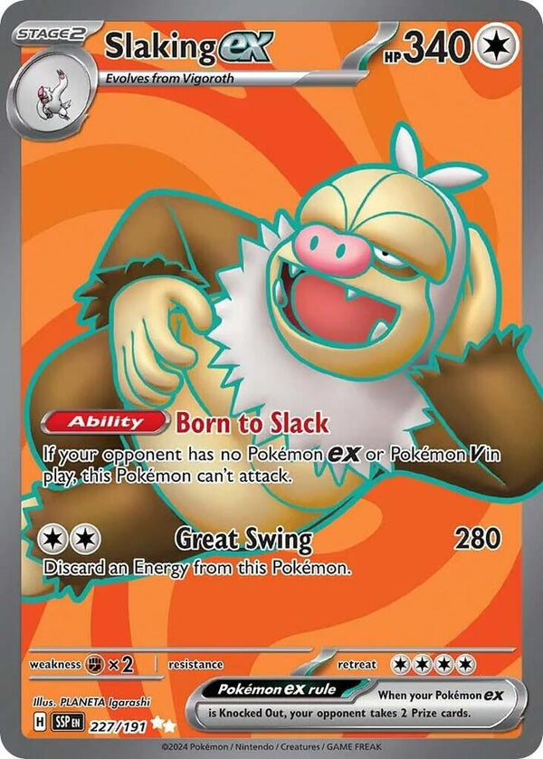 Slaking ex - 227/191 - Pokémon