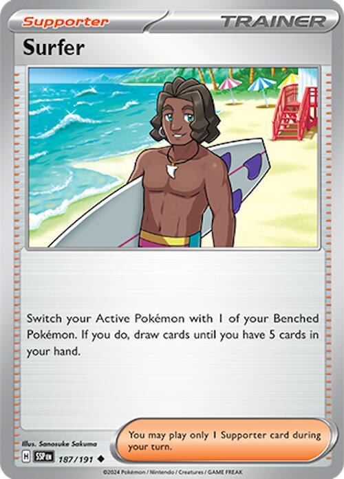 Surfer - 187/191 - Pokémon