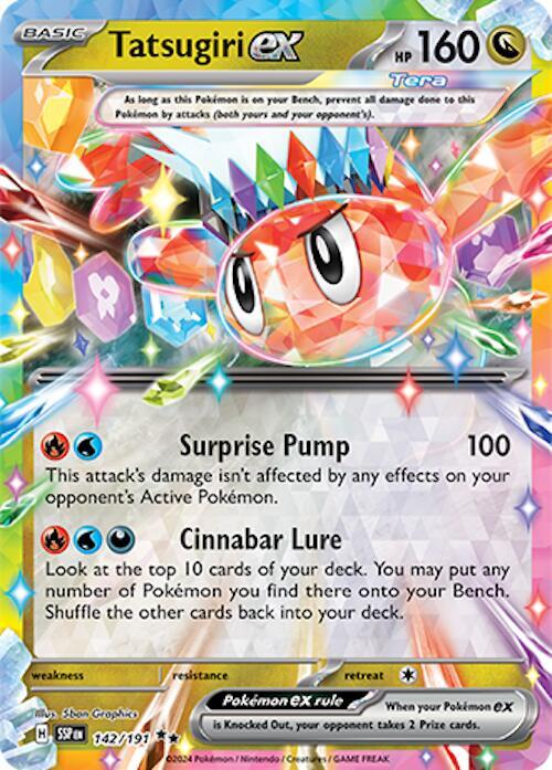 Tatsugiri ex - 142/191 - Pokémon