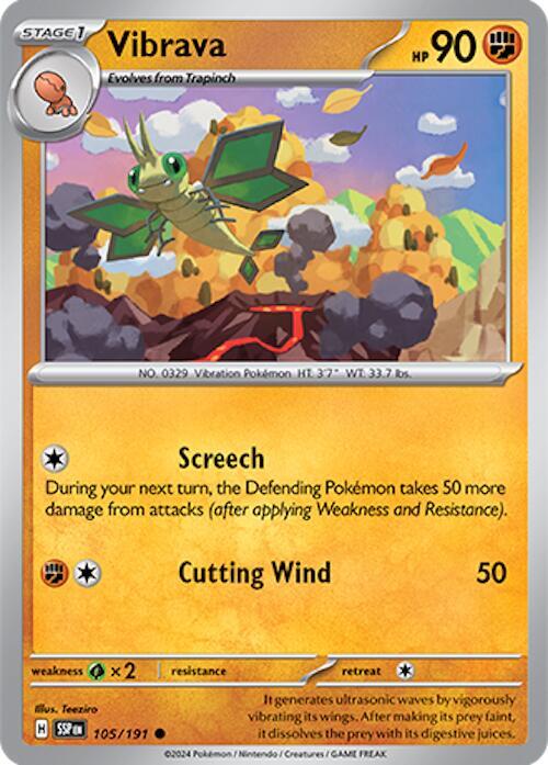 Vibrava - 105/191 - Pokémon