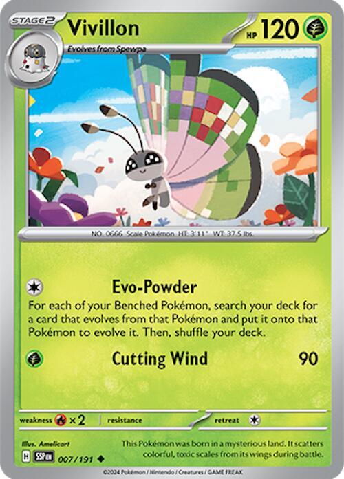 Vivillon - 007/191 - Pokémon